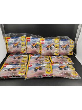 LEGO Creator 3-in-1 Mini Convertible Monster Truck Set 30691 10 packs